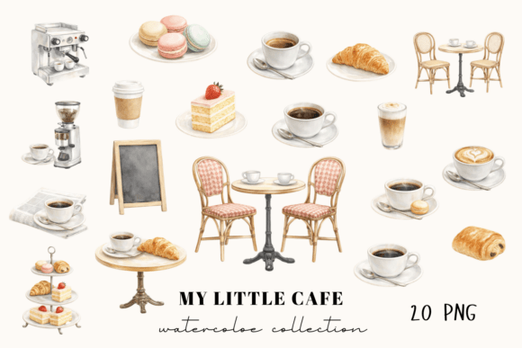 Charming Café Design Elements for Creative Projects