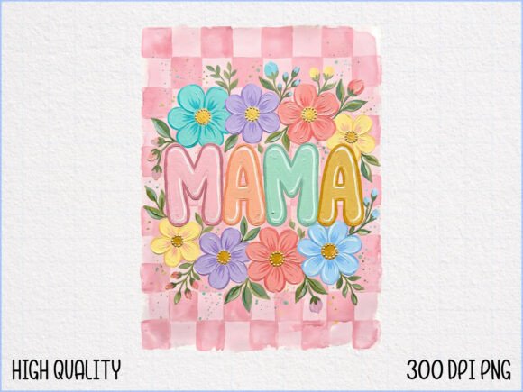 Colorful Flower Mama Design PNG: Strategic Value for Creative Projects and Brand Expression