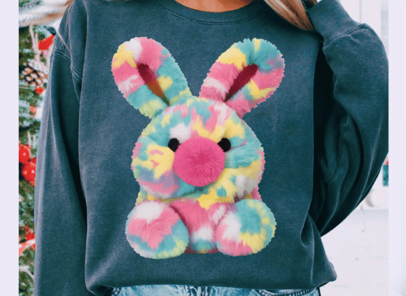 Easter Bunny Faux Yarn Png, Yarn Crochet: Integrating Digital Assets into Creative Workflows