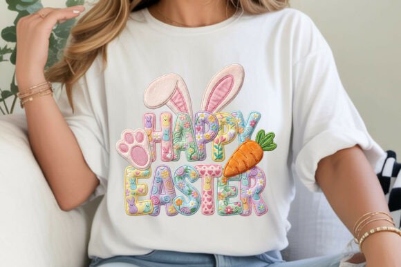 Happy Easter PNG Coquette Easter Bunny: A Fresh Touch for Modern Easter Design Projects