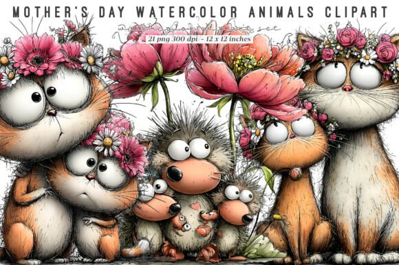 Mother's Day Watercolor Animals Clipart: Creative Uses and Common Mistakes to Avoid