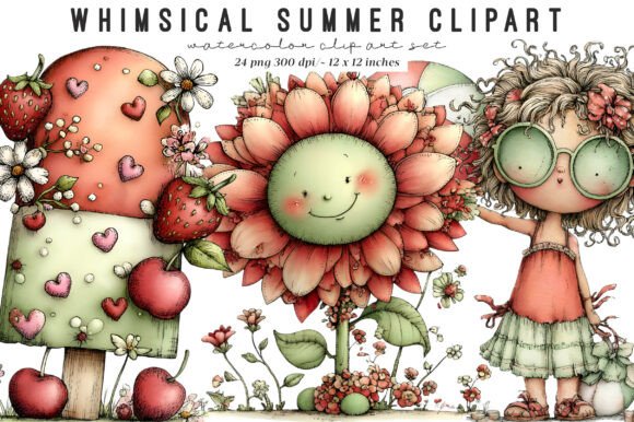Summer Beach Clipart for Creative Projects