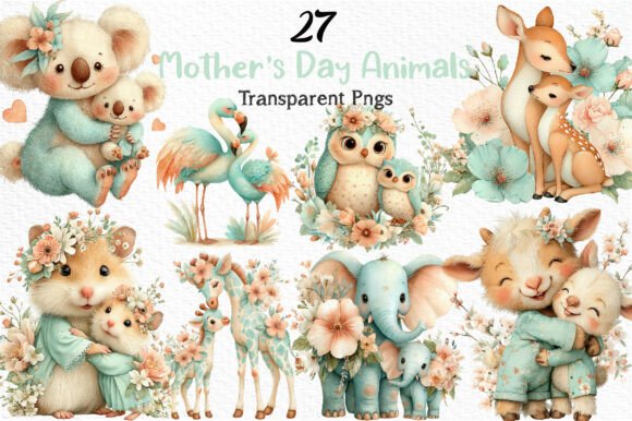 Whimsical Mother's Day Animals Clipart: A Practical Guide for Creative Projects