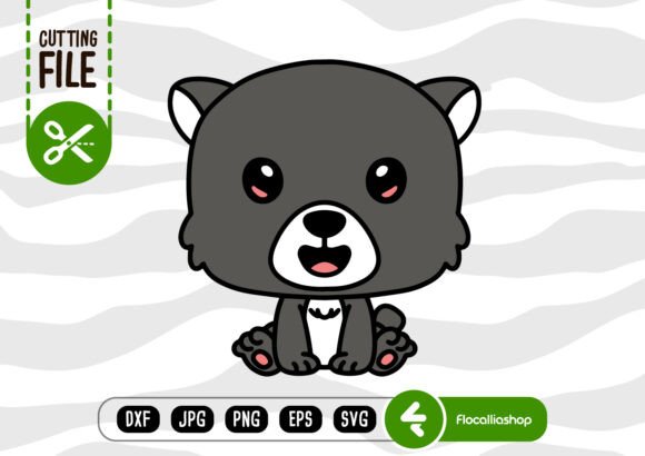 Woodland Animal Silhouettes – Bear SVG